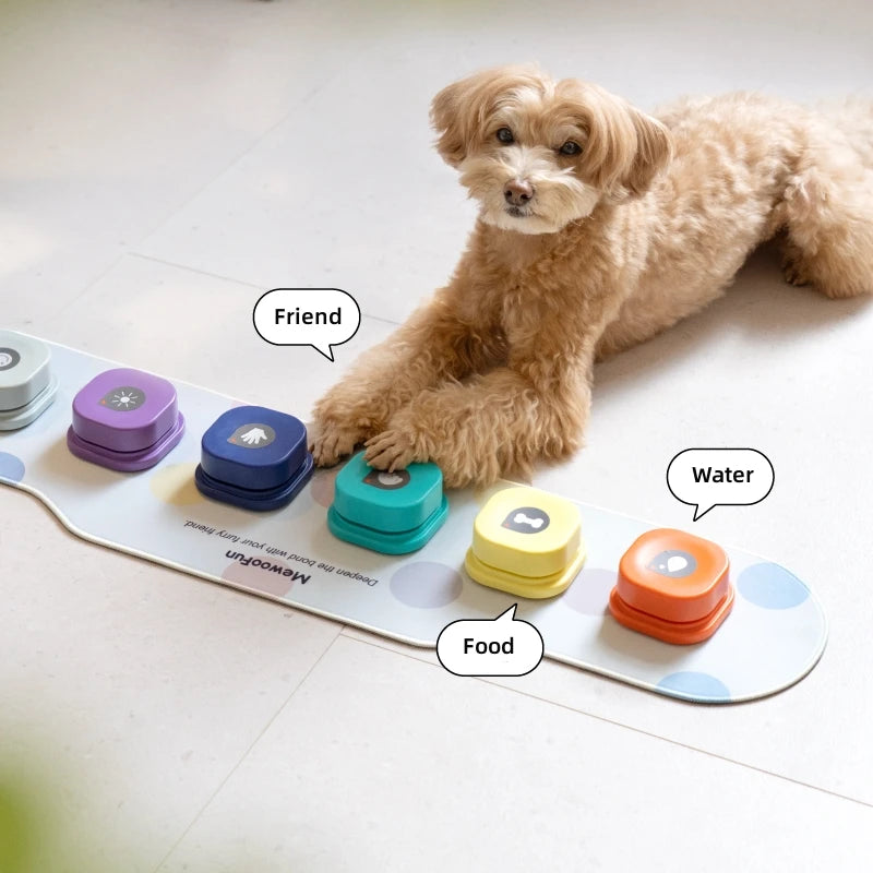 Voice Recording Buttons Dog Toy