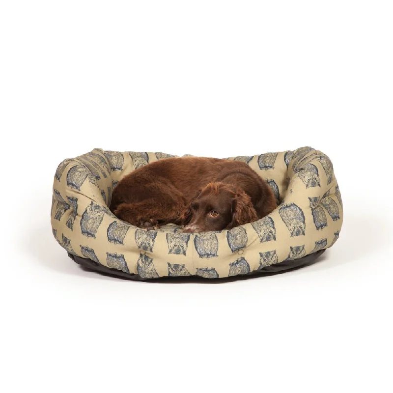 Woodland Owl Deluxe Slumber Dog Bed