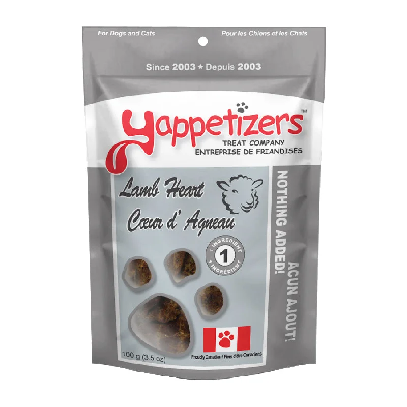 Yappetizers Dehydrated - Lamb Heart 85 g (3 oz) NEW