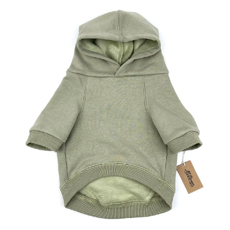 Dog Pullover Hoodie  - Sage