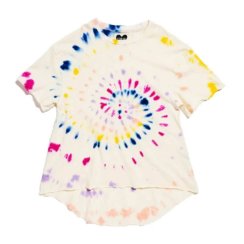 Found My Animal Studio Human Tee, Light Prismatic