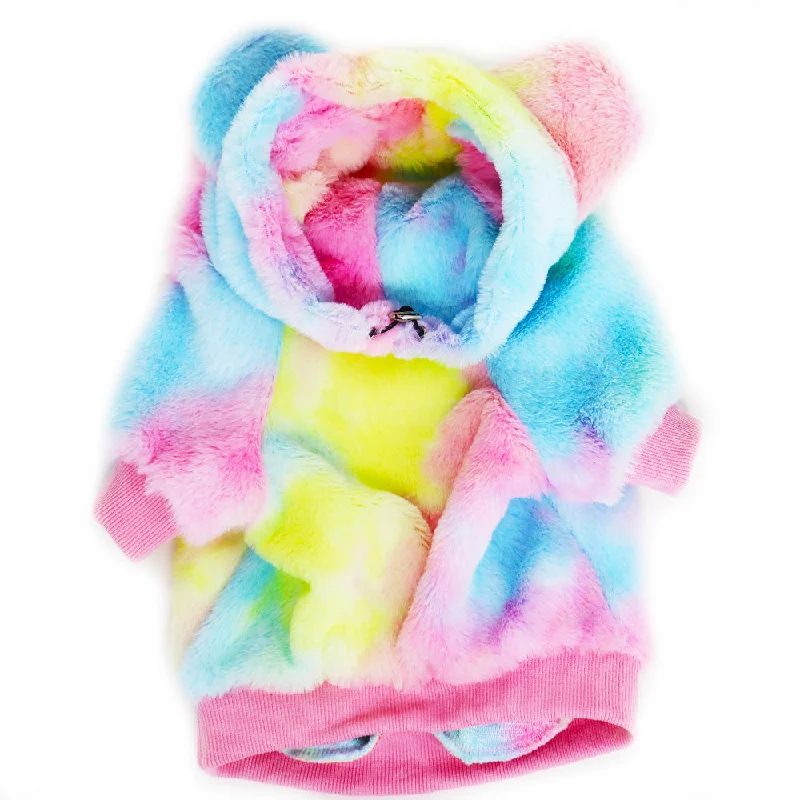 Frenchiestore Organic Dog Frenchie Ear Hoodie | Care Bear