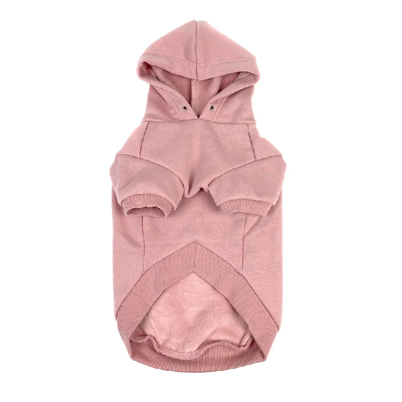 Pullover Dog Hoodie - Dusty Pink