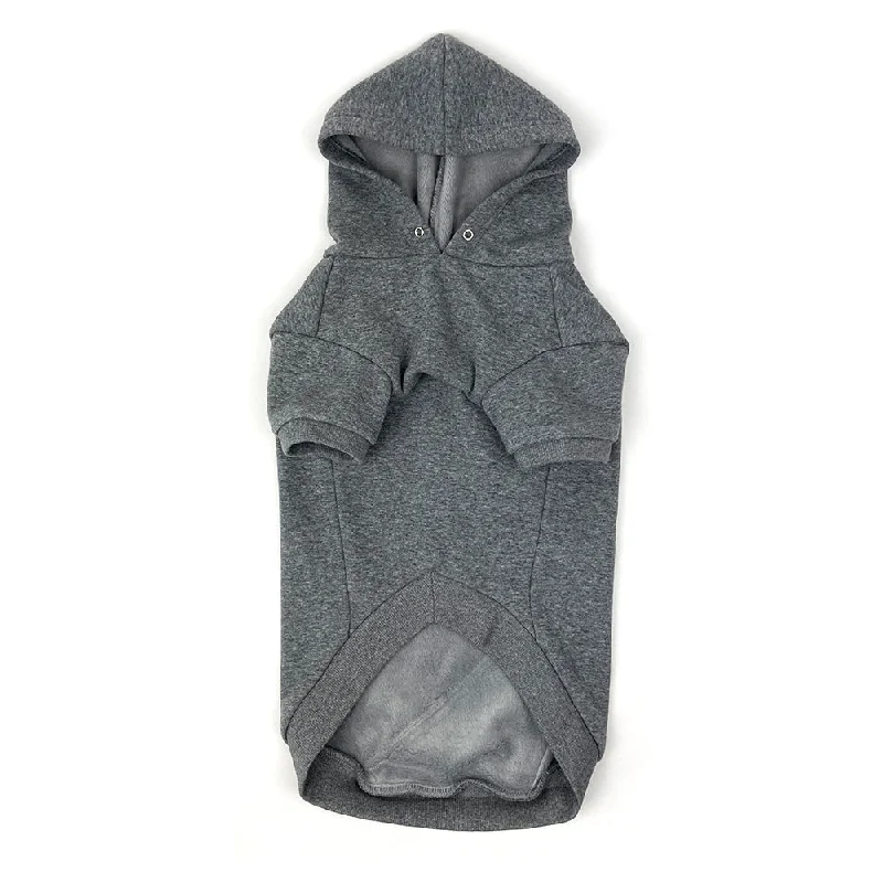 Pullover Dog Hoodie - Heather Grey