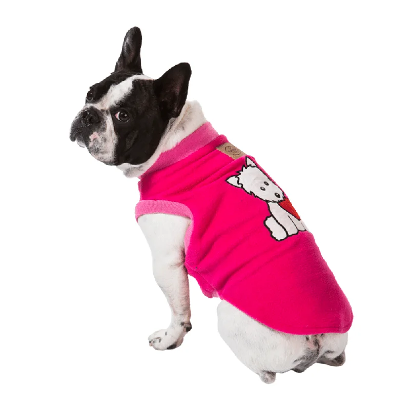 Puppy Heart Pink Dog Pyjamas