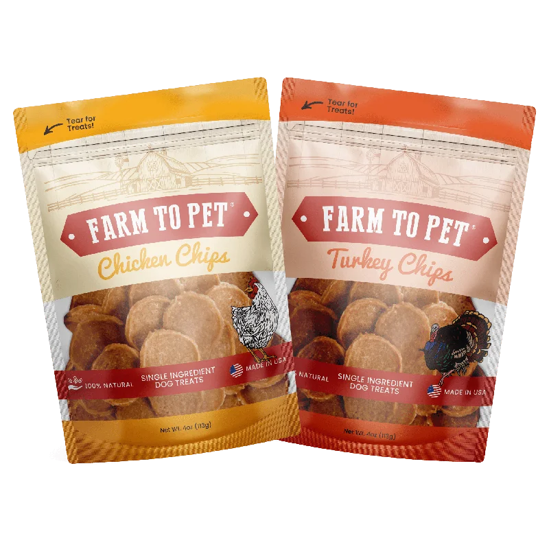 Chicken & Turkey Dog Treat Bundles