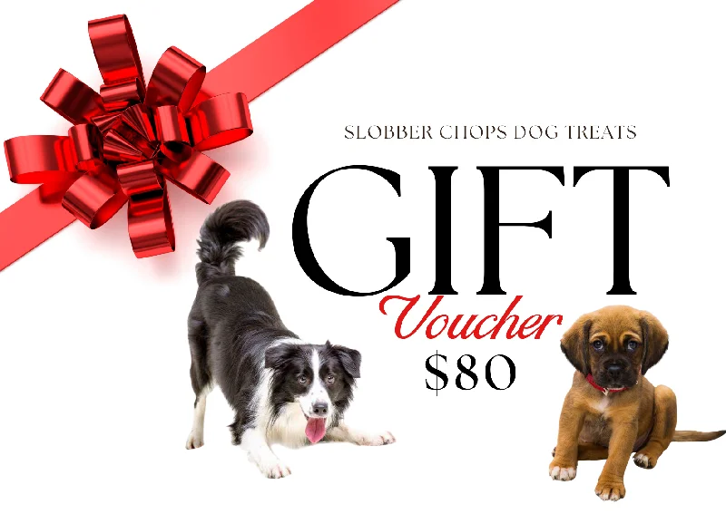 Slobber Chops Dog Treats  Gift Card